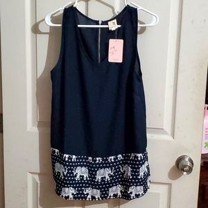 Elephant Sheer Shirt